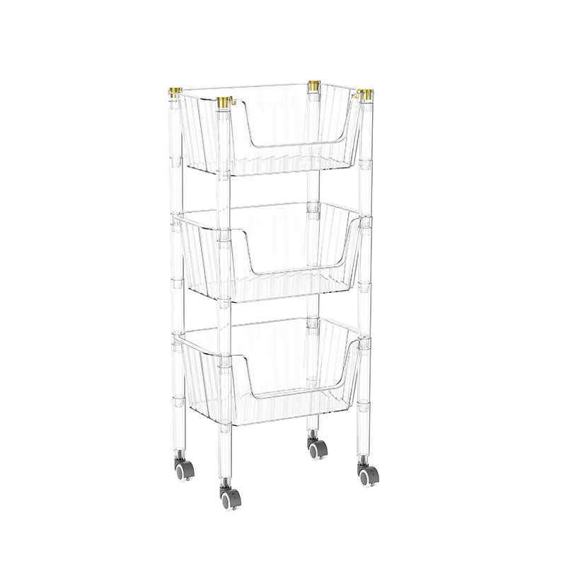 Selkeä 3-vedettävä hyötykärry pyörillä