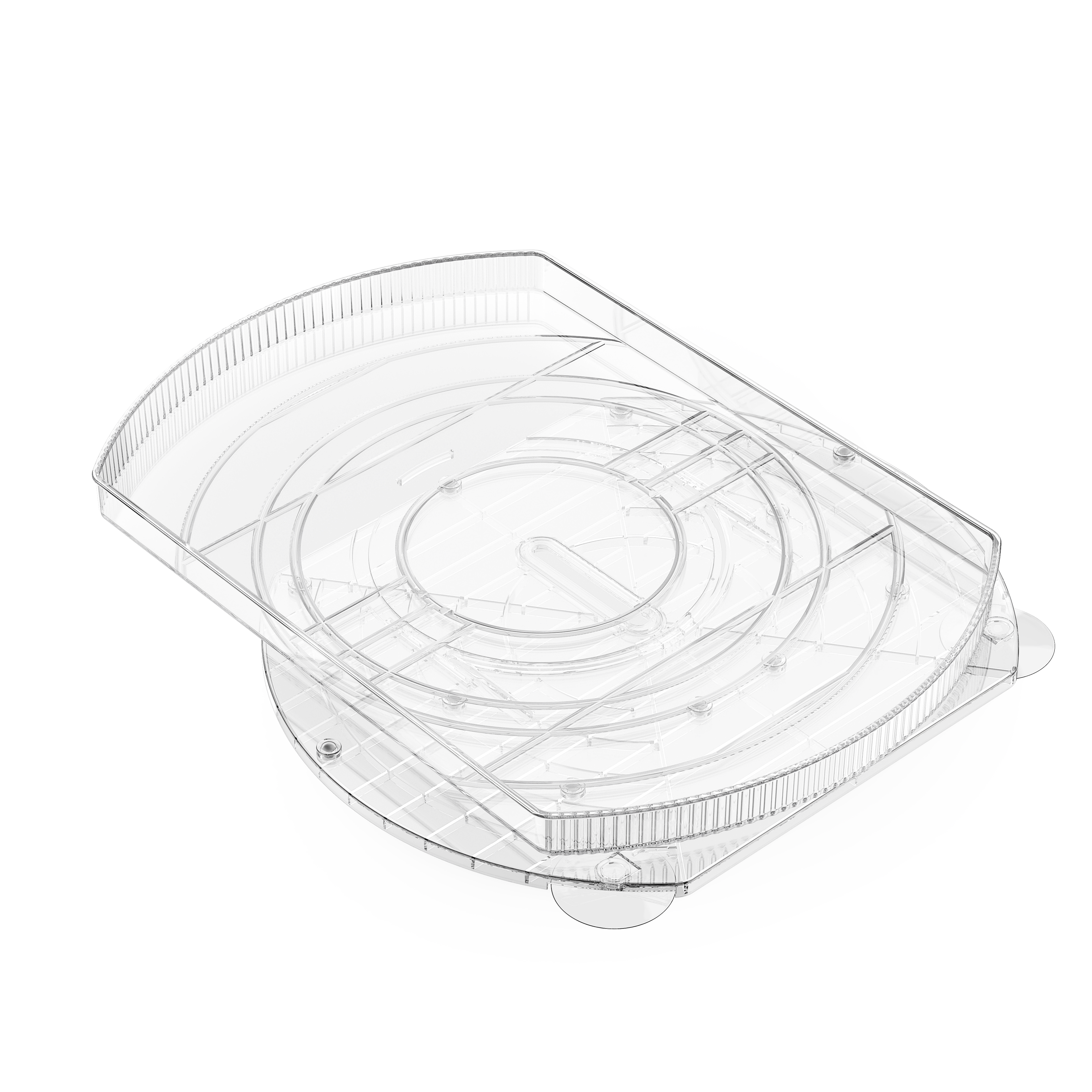 Jääkaapin soikea levysoitin